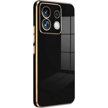 Aylina Mey Ithalat®  Xiaomi Poco M6 Pro 4g Kılıf Volet Silikon - Siyah