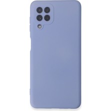 Aylina Mey Ithalat®  Samsung Galaxy A22 Kılıf Nano Içi Kadife Silikon - Lila