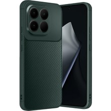 Butik Mey Ithalat®  Xiaomi Mi 15T Auto Focus Karbon Kapak - Koyu Yeşil
