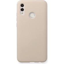 Butik Mey Ithalat®  Huawei P Smart 2019 Kılıf Nano Içi Kadife Silikon - Pudra