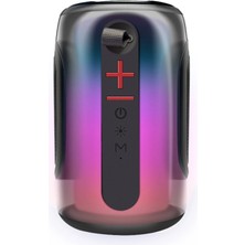 Aylina Mey Ithalat®  Pluse 8 Rgb Kablosuz Hoparlör - Siyah