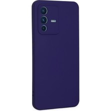 Butik Mey Ithalat®  Vivo V23 5g Kılıf Nano Içi Kadife Silikon - Mor