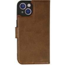 Butik Mey Ithalat®  iPhone 14 Plus Kılıf Trend S Plus Kapaklı Kılıf - Taba