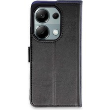 Aylina Mey Ithalat®  Xiaomi Redmi Note 13 Pro 4g Kılıf Trend S Plus Kapaklı Kılıf - Siyah