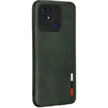Butik Mey Ithalat®  Xiaomi Redmi 10C Kılıf Loop Deri Silikon - Yeşil