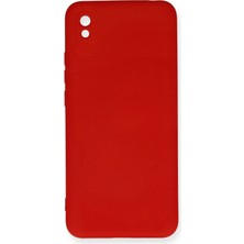 Butik Mey Ithalat®  Xiaomi Redmi 9A Kılıf Nano Içi Kadife Silikon - Kırmızı
