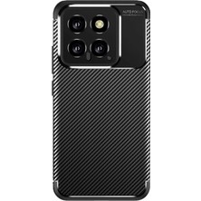Aylina Mey Ithalat®  Xiaomi Mi 14T Kılıf Auto Focus Karbon Kapak - Siyah