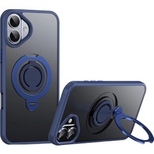 Butik Mey Ithalat®  iPhone 16 Plus Avatar 360 Dönen Magsafe Kapak - Lacivert