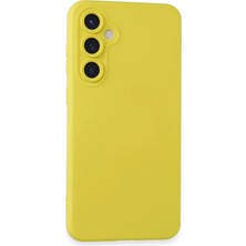 Aylina Mey Ithalat®  Samsung Galaxy S24 Kılıf Nano Içi Kadife Silikon - Sarı