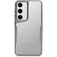 Aylina Mey Ithalat®  Samsung Galaxy A15 4g Kılıf Boyi Silikon Kapak - Gümüş