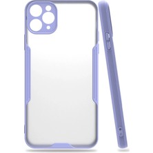 Aylina Mey Ithalat®  iPhone 11 Pro Max Kılıf Platin Silikon - Lila