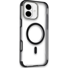 Butik Mey Ithalat®  iPhone 16 Hilton Magsafe Kapak - Siyah