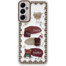 Aylina Mey Ithalat®  Samsung Galaxy A25 5g Kılıf Sweet Desenli Silikon Kapak - Şeffaf