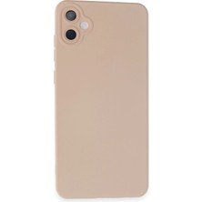 Aylina Mey Ithalat®  Samsung Galaxy A05 Kılıf Nano Içi Kadife Silikon - Pudra