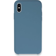 Aylina Mey Ithalat®  iPhone Xs Max Kılıf Lansman Legant Silikon - Açık Mavi