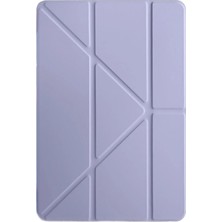 Butik Mey Ithalat®  Huawei Matepad Pro 12.2 2025 Kalemlikli Mars Tablet Kılıfı - Lila