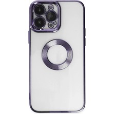 Aylina Mey Ithalat®  iPhone 14 Pro Kılıf Slot Silikon - Mor