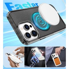 Aylina Mey Ithalat®  Apple iPhone 16 Pro Star Magsafe Kapak - Siyah
