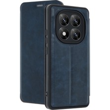Aylina Mey Ithalat®  Xiaomi Redmi Note 14 Pro 4g Kılıf Flip Cover - Lacivert