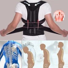 Baffhome Çift Balenli Ortopedik Dik Duruş Korsesi Sırt ve Bel Destekli Ayarlanabilir Balenli Korse