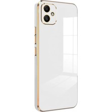 Aylina Mey Ithalat®  Samsung Galaxy A05 Kılıf Volet Silikon - Beyaz