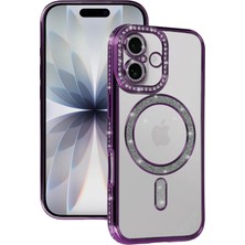 Aylina Mey Ithalat®  Apple iPhone 17 Joke Simli Magneticsafe Kılıf - Derin Mor