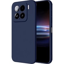 Aylina Mey Ithalat®  Xiaomi Mi 15 Pro Kılıf Nano Içi Kadife Silikon - Lacivert