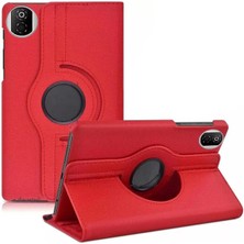 Aylina Mey Ithalat®  Huawei Honor Pad X7 360 Tablet Deri Kılıf - Kırmızı