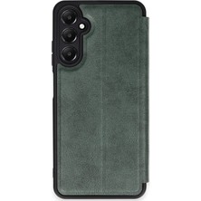 Aylina Mey Ithalat®  Samsung Galaxy A26 Kılıf Flip Cover - Koyu Yeşil