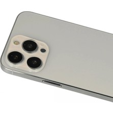 Aylina Mey Ithalat®  iPhone 13 Pro Max Rainbow Kamera Lens Koruma Cam - Rose Gold