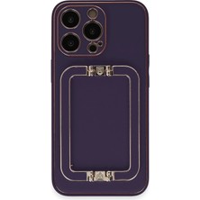 Aylina Mey Ithalat®  iPhone 14 Pro Max Kılıf Coco Elit Kapak - Derin Mor