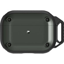 Aylina Mey Ithalat®  Airpods Pro 2 (2.nesil) Asgard Kılıf - Koyu Yeşil