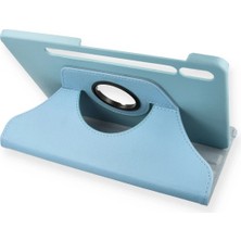 Aylina Mey Ithalat®  Samsung Galaxy T860 Tab S6 10.5 Kılıf 360 Tablet Deri Kılıf - Turkuaz