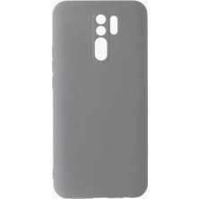 Aylina Mey Ithalat®  Xiaomi Redmi 9 Kılıf Nano Içi Kadife Silikon - Gri