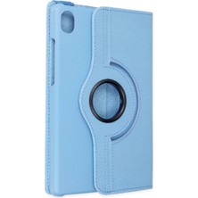 Aylina Mey Ithalat®  Samsung Galaxy X510 Tab S9 Fe 11 Kılıf 360 Tablet Deri Kılıf - Turkuaz