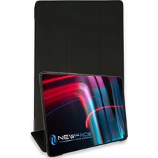 Aylina Mey Ithalat®  Samsung Galaxy T220 Tab A7 Lite 8.7 Kılıf Tablet Smart Kılıf - Siyah