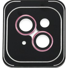 Aylina Mey Ithalat®  iPhone 14 Pvd Metal Kamera Lens - Pembe