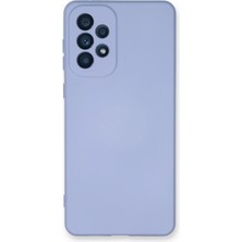 Aylina Mey Ithalat®  Samsung Galaxy A53 5g Kılıf Nano Içi Kadife Silikon - Lila