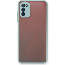Aylina Mey Ithalat®  Samsung Galaxy A03S Kılıf Montreal Silikon Kapak - Turkuaz