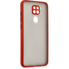 Aylina Mey Ithalat®  Xiaomi Redmi Note 9 Kılıf Montreal Silikon Kapak - Kırmızı