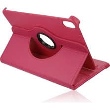 Aylina Mey Ithalat®  iPad Mini 6 Kılıf 360 Tablet Deri Kılıf - Pembe