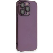 Aylina Mey Ithalat®  iPhone 14 Pro Kılıf Armada Lensli Kapak - Derin Mor