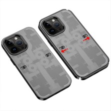 Aylina Mey Ithalat®  iPhone 13 Pro Max Kılıf Mekanik Bumper Kapak - Siyah