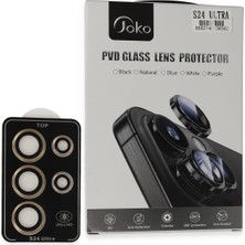 Aylina Mey Ithalat®  Samsung Galaxy S24 Ultra Pvd Metal Kamera Lens - Gold