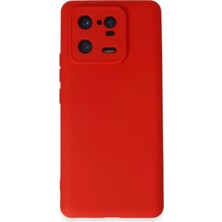 Aylina Mey Ithalat®  Xiaomi Mi 13 Pro Kılıf Nano Içi Kadife Silikon - Kırmızı