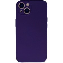 Aylina Mey Ithalat®  iPhone 13 Mini Kılıf Nano Içi Kadife Silikon - Mor