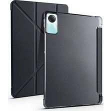 Aylina Mey Ithalat®  Xiaomi Redmi Pad Se 4g Kılıf Kalemlikli Mars Tablet Kılıfı - Siyah