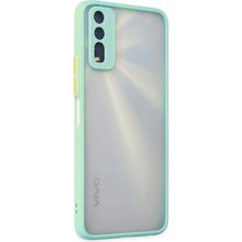 Aylina Mey Ithalat®  Vivo Y11S Kılıf Montreal Silikon Kapak - Turkuaz