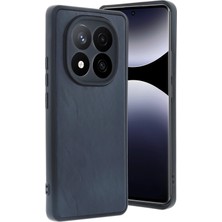 Aylina Mey Ithalat®  Xiaomi Redmi Note 14 Pro 5g Kılıf Aras Deri Kapak - Lacivert