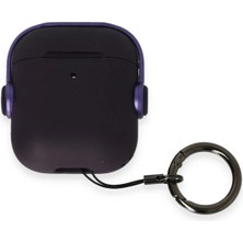 Aylina Mey Ithalat®  Airpods 2 (2.nesil) Cool Kılıf - Derin Mor
